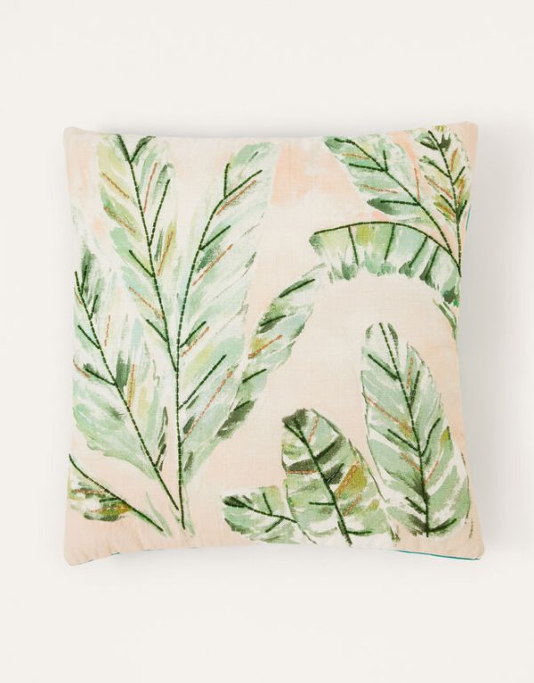 Monsoon Palm Tree Fan Cushion