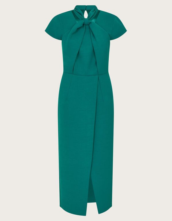 Monsoon Garda Shift Dress Green - Image 5