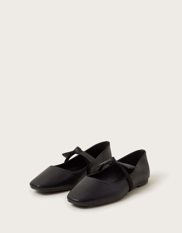 Monsoon Betty Ballet Flats Black