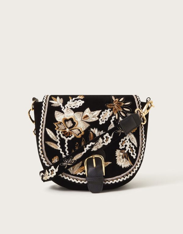 Monsoon Phoebe Embroidered Cross-Body Bag