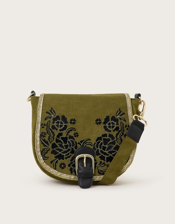 Monsoon Beth Embroidered Saddle Bag - Image 2