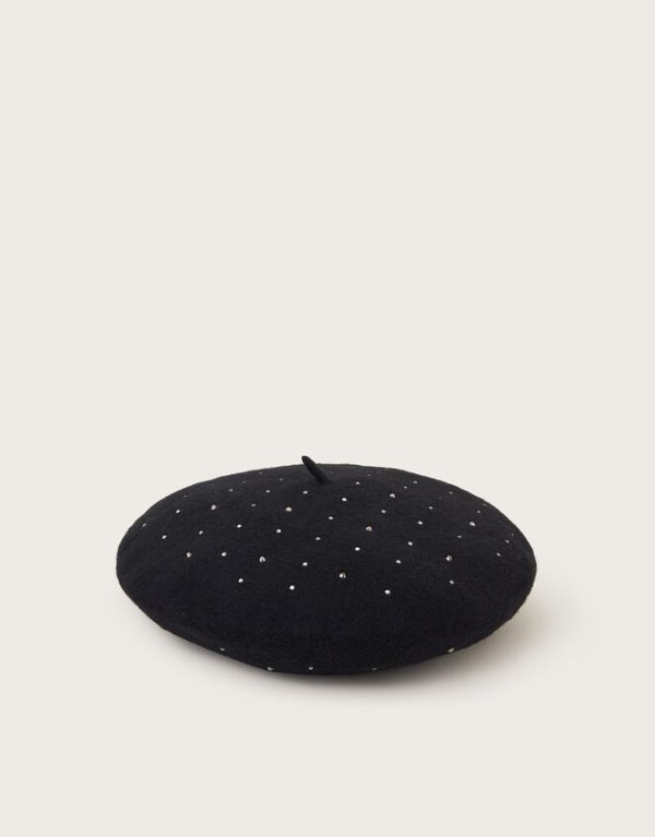 Monsoon Tina Diamante Stud Beret