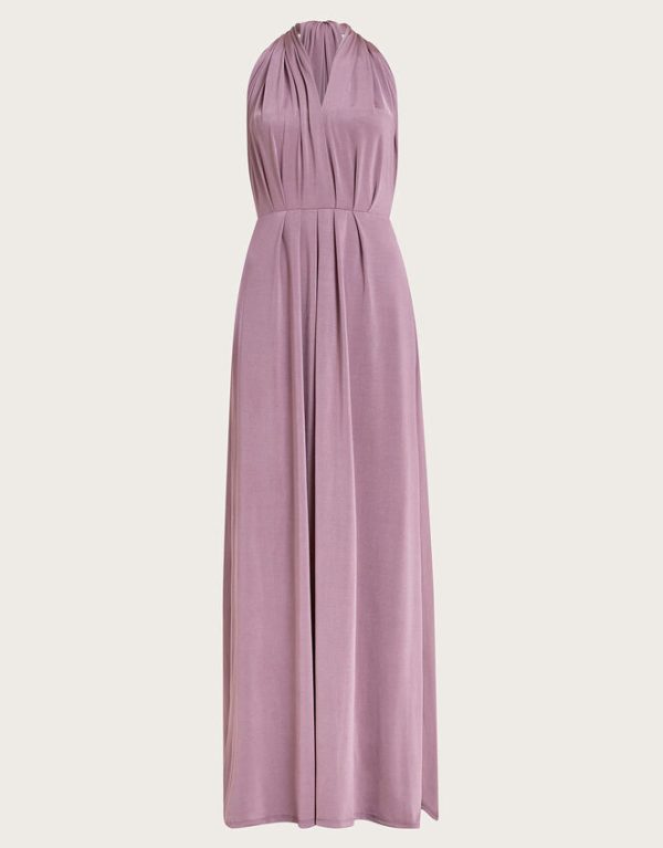 Monsoon Thea Multiway Bridesmaid Dress Mink - Image 5