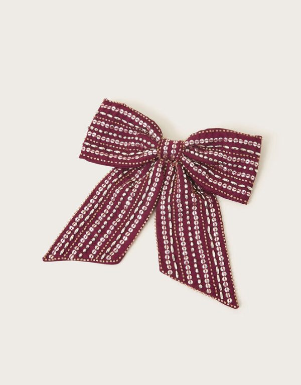 Monsoon Beaded Hair Bow - Image 2