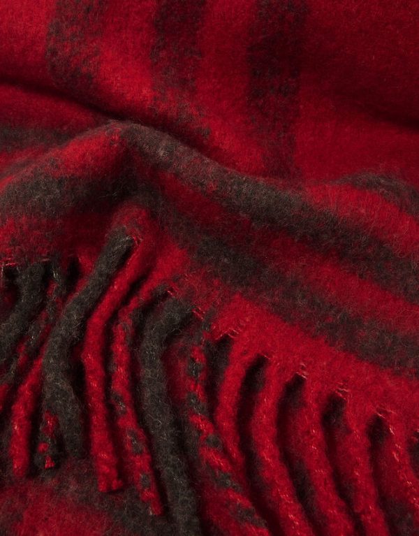 Monsoon Darcy Check Scarf Red - Image 2