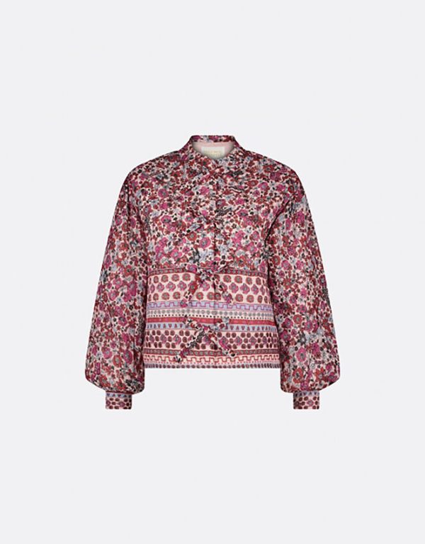 Monsoon Fabienne Chapot Floral Print Jacket Pink - Image 5