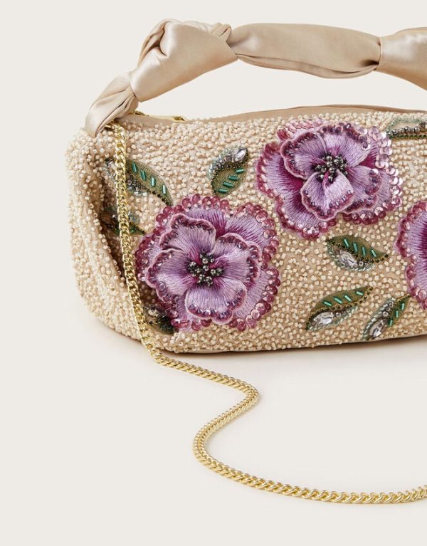 Monsoon Fia Floral Beaded Bag - Image 3