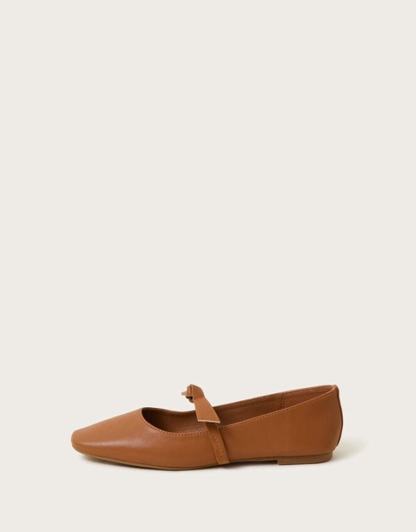 Monsoon Betty Ballet Flats Tan - Image 2