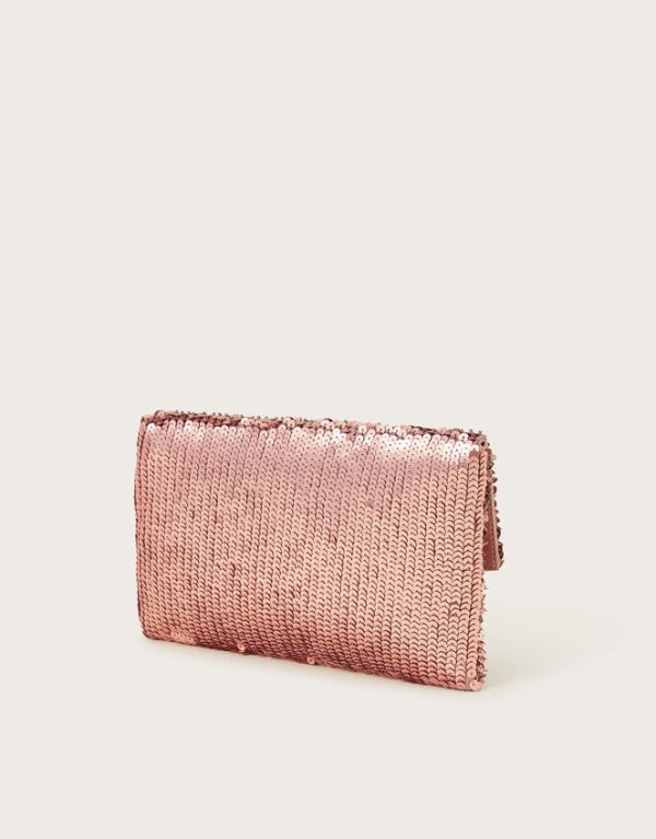 Monsoon Sofia Sequin Clutch Bag Bronze - Image 2