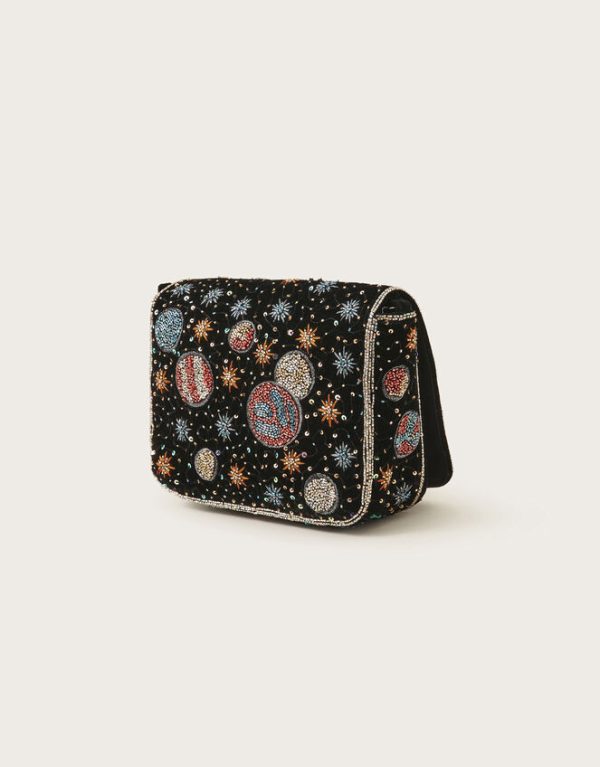 Monsoon Beaded Planet Mini Bag - Image 3