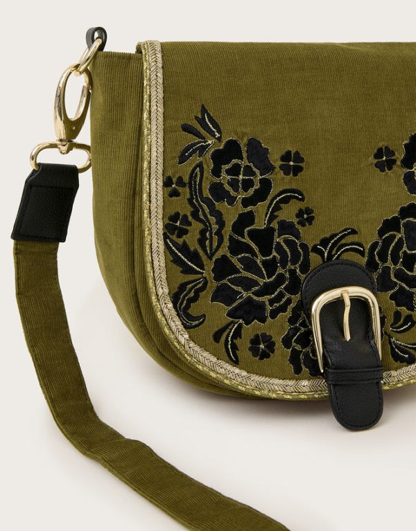 Monsoon Beth Embroidered Saddle Bag - Image 4