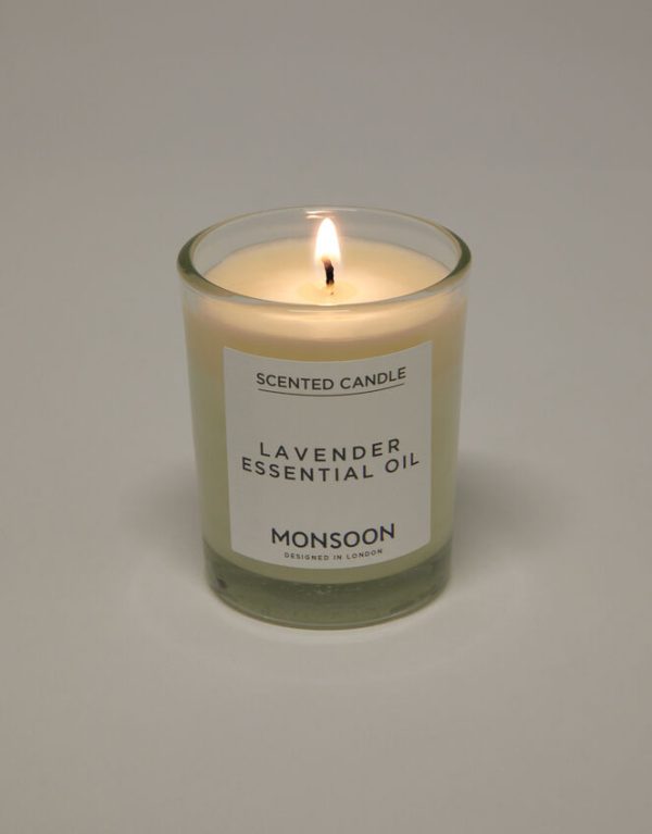 Monsoon Small Lavender Scented Candle - Image 3