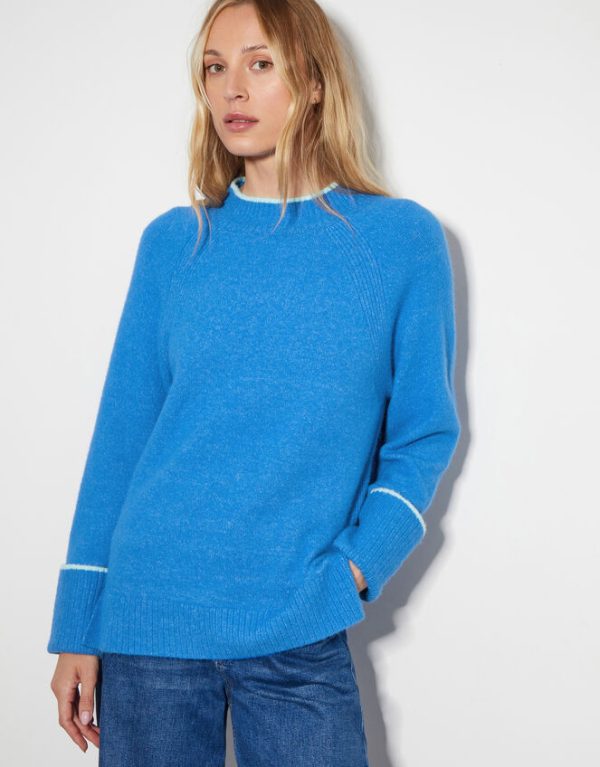 Monsoon Oti Oversized Jumper Blue