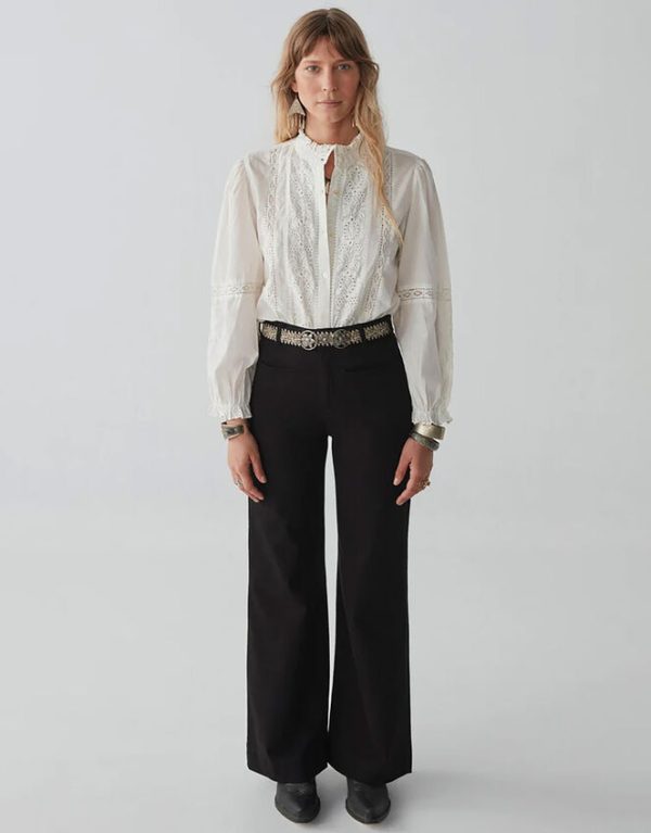 Monsoon Maison Hotel Emanuelle Embroidered Blouse Ivory - Image 2