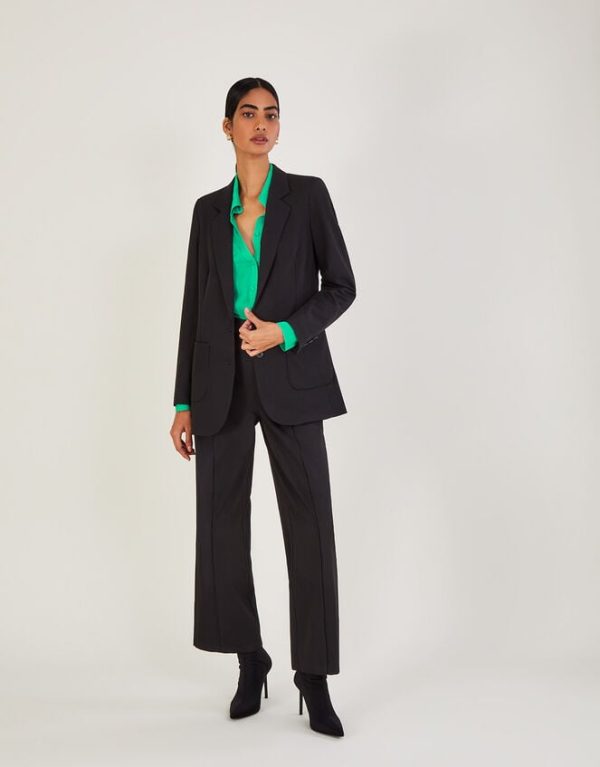 Monsoon Lauren Plain Blazer Black - Image 2