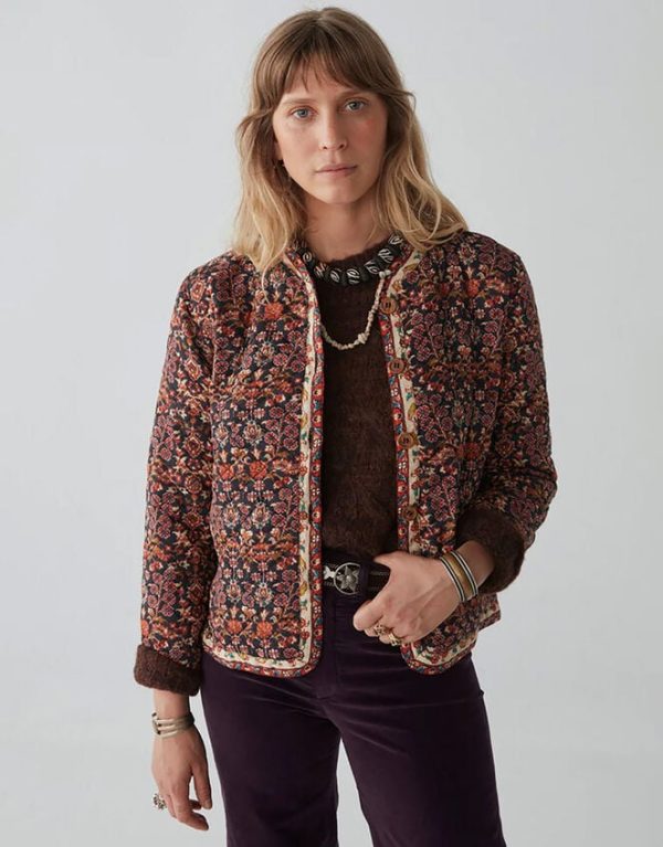 Monsoon Maison Hotel Floral Print Jacket Multi - Image 2