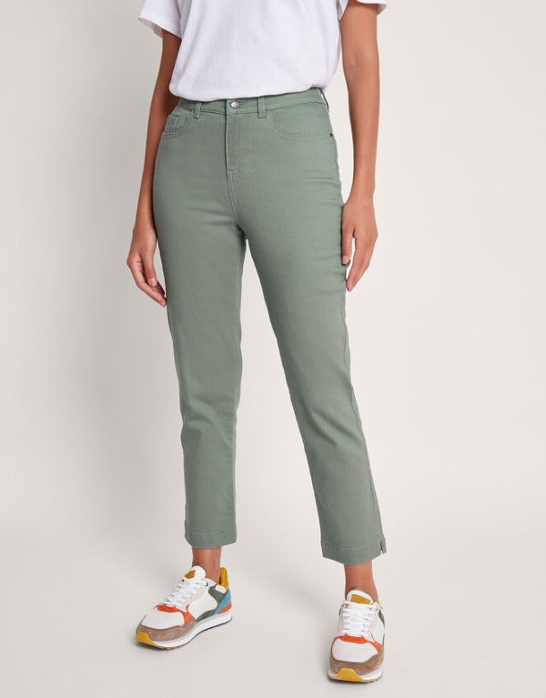 Monsoon Safaia 7/8 Denim Jeans Green - Image 2