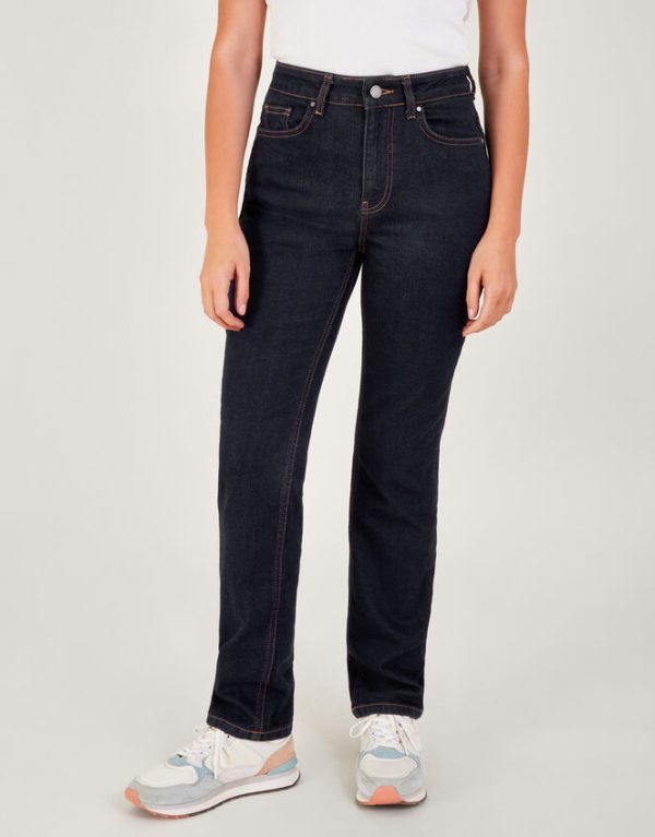 Monsoon Bella Straight Denim Jeans Blue - Image 2