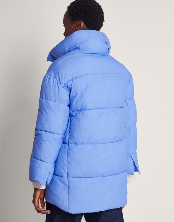 Monsoon Emmy Padded Coat Blue - Image 3