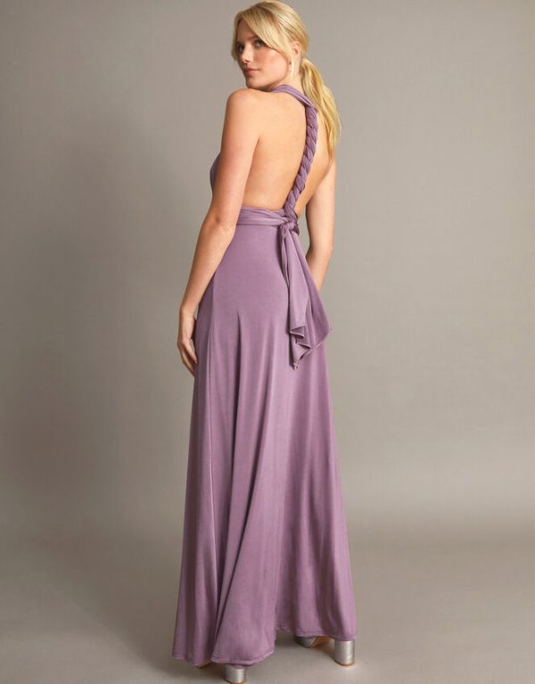 Monsoon Thea Multiway Bridesmaid Dress Mink - Image 3