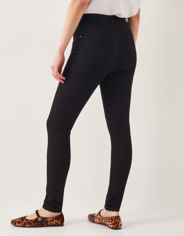 Monsoon Nadia high-waisted skinny jeans black - Image 3